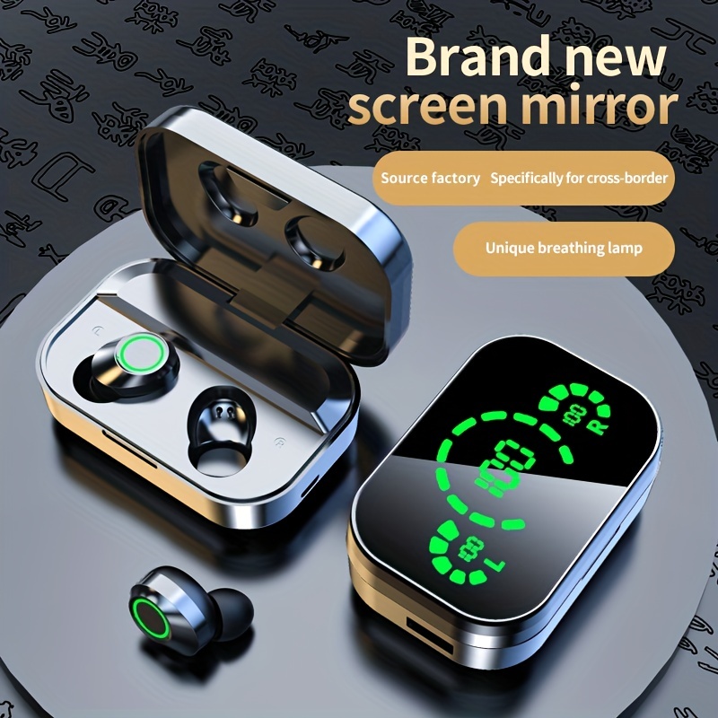 New Wireless Earbuds Headset Earphone Mini Earpiece TWS Stereo Headphone for Xiaomi for iPhone Phone Headphones Earbuds,for Halloween's Day Gift - Image 2