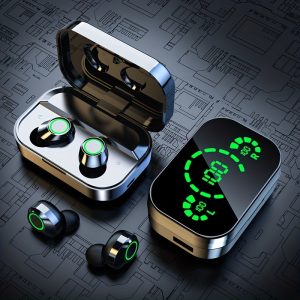New Wireless Earbuds Headset Earphone Mini Earpiece TWS Stereo Headphone for Xiaomi for iPhone Phone Headphones Earbuds,for Halloween's Day Gift