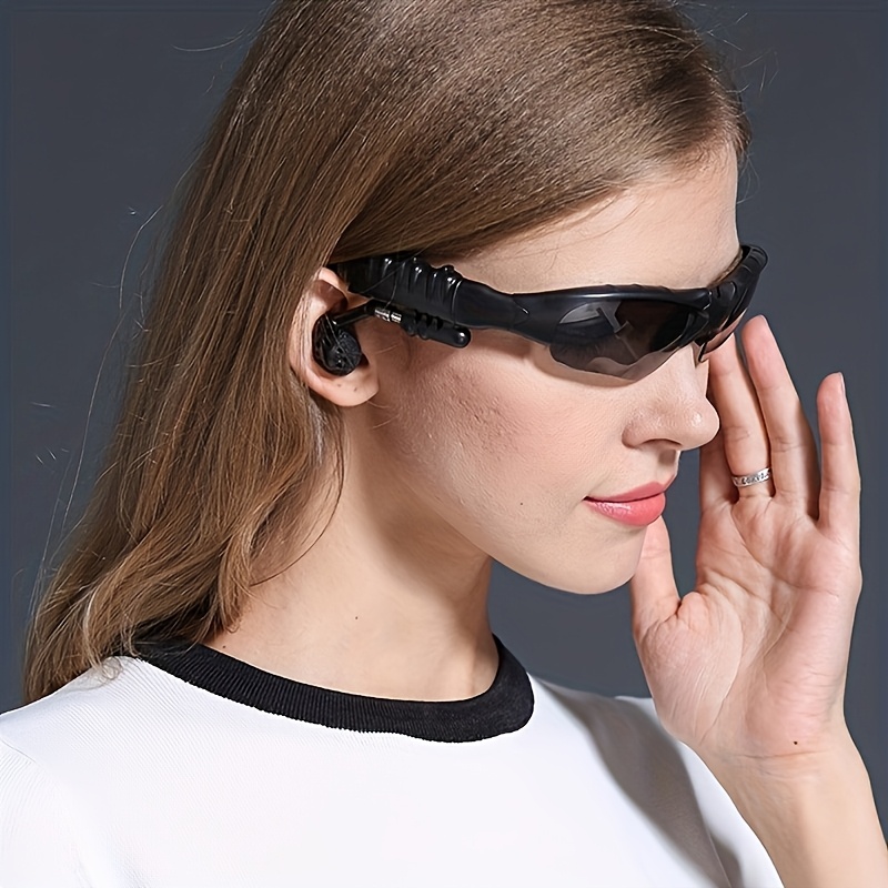 Smart Wireless Glasses 2in 1 Glasses Earphone, Wireless Stereo Headset with Mic for Calling Music - Image 9