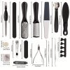 Professional Pedicure & Manicure Set - 23pcs Complete Nail Care Kit with filing, grinding, buffing Tools - Heavy-Duty Construction for Home, Salon, Spa, - Ideal for Smooth Feet & Hands, Home Grooming, Salongrade Equipment, Sturdy Design, Hypoallergenic Material, Spa Clients, Beauty Professionals