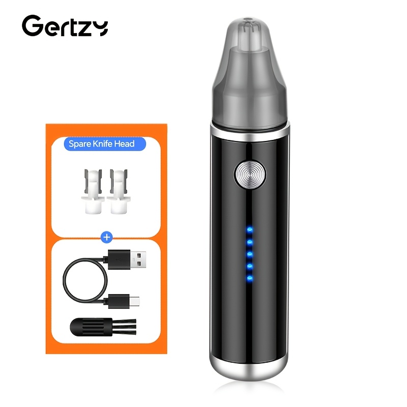 Electric Nose and Ear Hair Trimmer, Painless Eyebrow & Facial Hair Removal, USB Rechargeable with 500mAh Lithium Battery, Compact Design for Men and Women, Father's Day Gift - Image 7