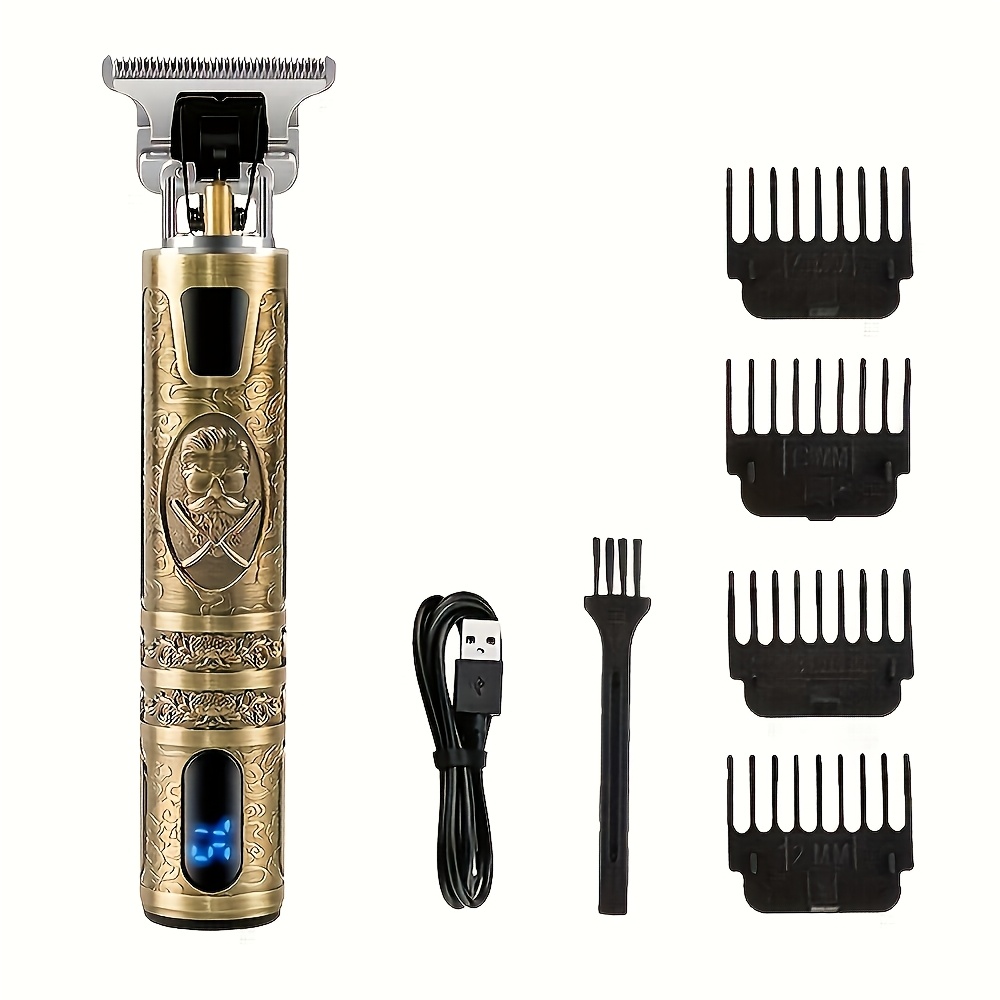 WEEME 4pcs/3pcs/1pc Cordless Men' Hair Clippers & Beard Trimmer with Electric Shaver & Nose Trimmer - Rechargeable Professional Hair Cutting System Suitable for Traveling, Home Use, Gift for Dad, Husband, Birthday/Christmas Present. - Image 7