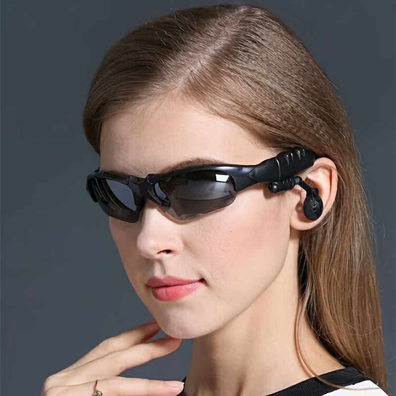 Smart Wireless Glasses 2in 1 Glasses Earphone, Wireless Stereo Headset with Mic for Calling Music - Image 10