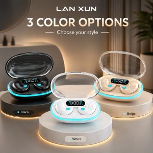 Wireless Earphones, True Wireless Earphones, LED Power Display, with Wireless Charging Box, Anti-Drop Sports Earphones, In-Ear Earphones with Microphone, Suitable for Smartphones, Laptops, Tvs, Computers, Sports, Men And Women Gift.