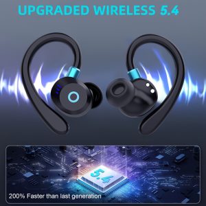 2026 New TWS Wireless In-Ear Earbuds, Wireless 5.4, Built-In Dual Microphones, ENC Noise Cancellation Technology, Touch Volume Control, Ultra Long 40H Playback Battery Life, Dual LED Digital Display Charging Case, Type-C Fast Charging