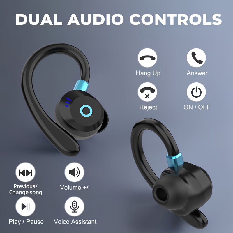2026 New TWS Wireless In-Ear Earbuds, Wireless 5.4, Built-In Dual Microphones, ENC Noise Cancellation Technology, Touch Volume Control, Ultra Long 40H Playback Battery Life, Dual LED Digital Display Charging Case, Type-C Fast Charging - Image 10